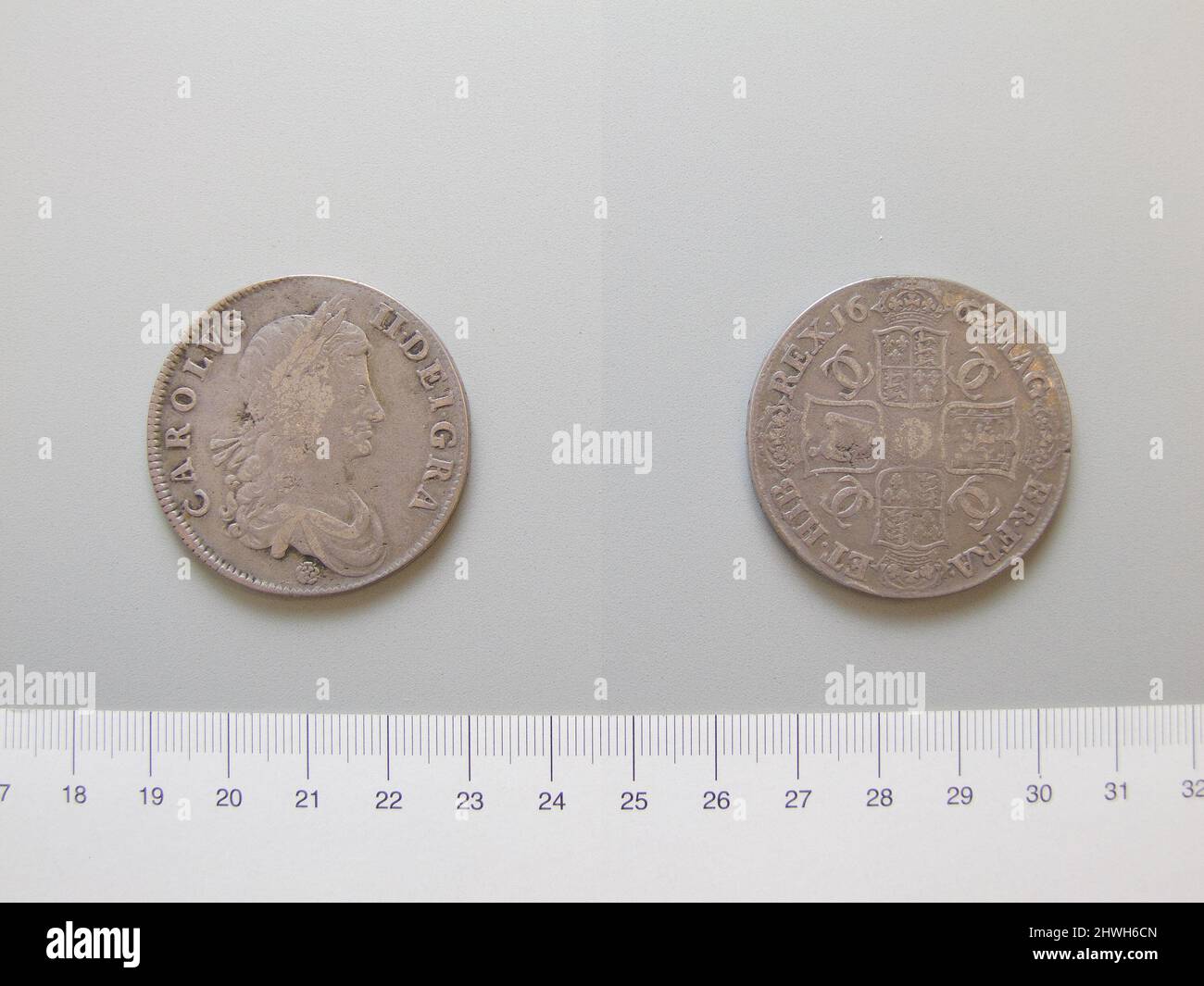 1 Crown of Charles II, King of England and Scotland from London. Ruler ...