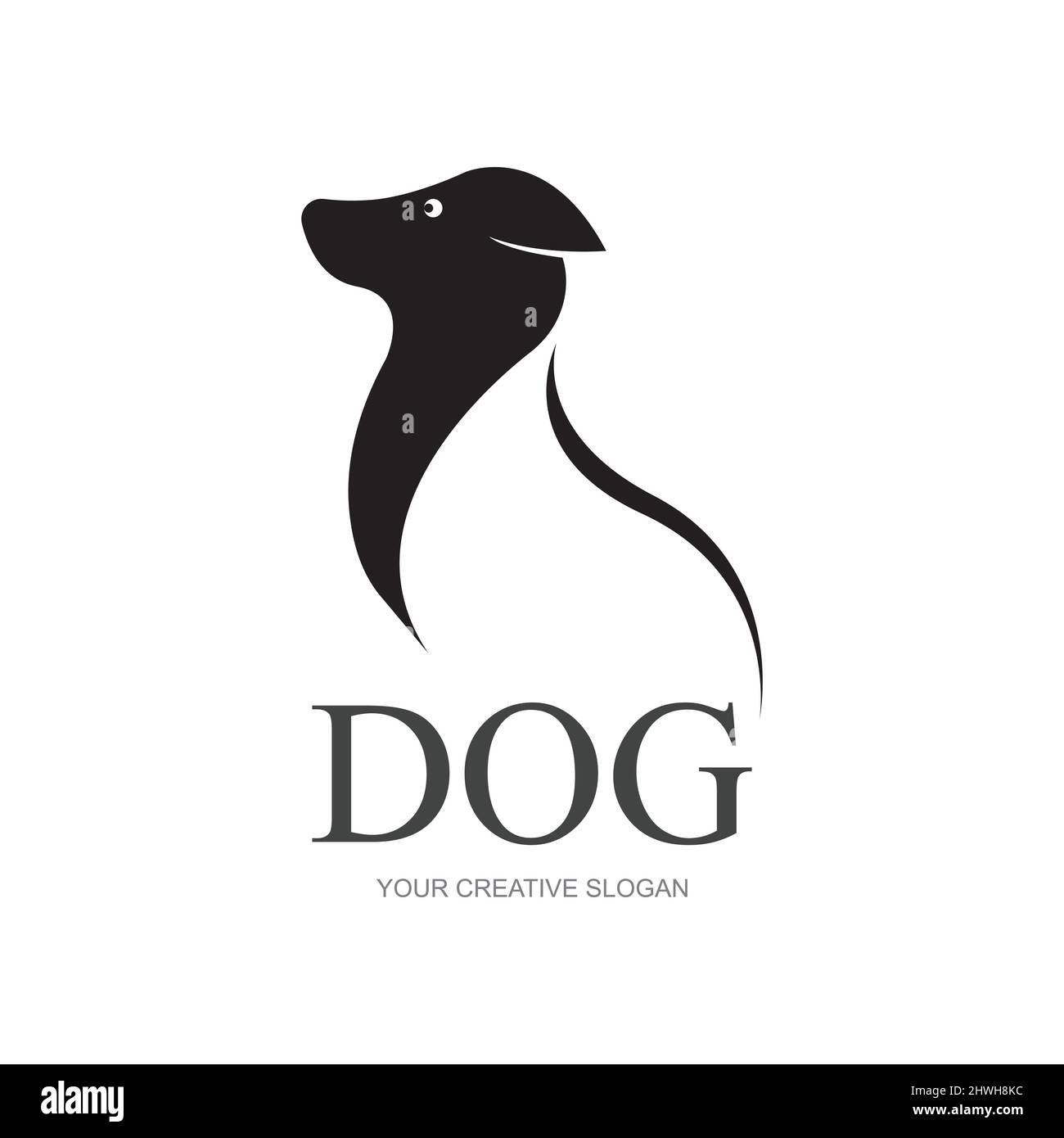 Simple hotsell dog logo