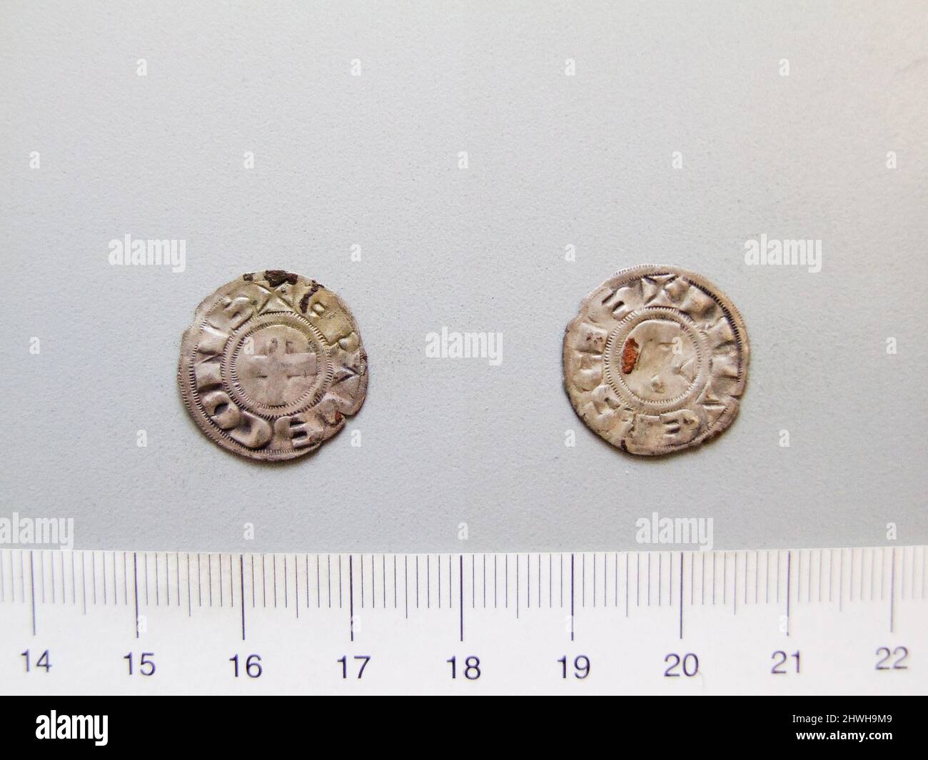 1 Denier of Hervé IV of Donzy from Nevers. Ruler Hervé IV of Donzy