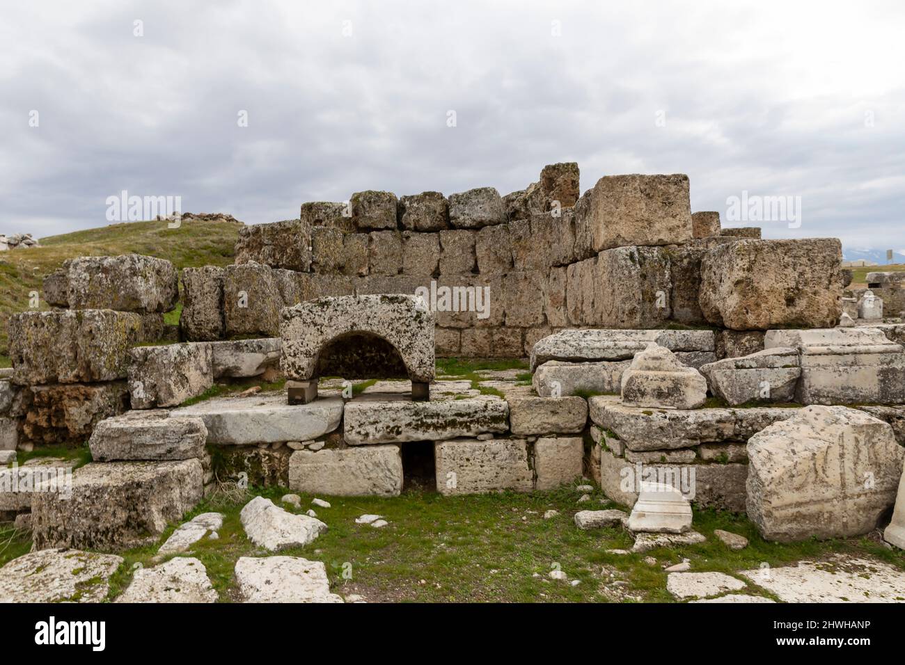 Laodikeia Ancient City in Denizli Province Stock Photo