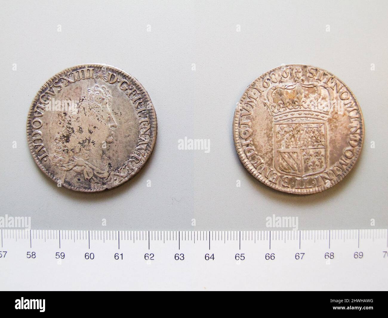 France Ruler 1 Écu of Louis XIV, King of France from Lille. Ruler: Louis XIV, King ...