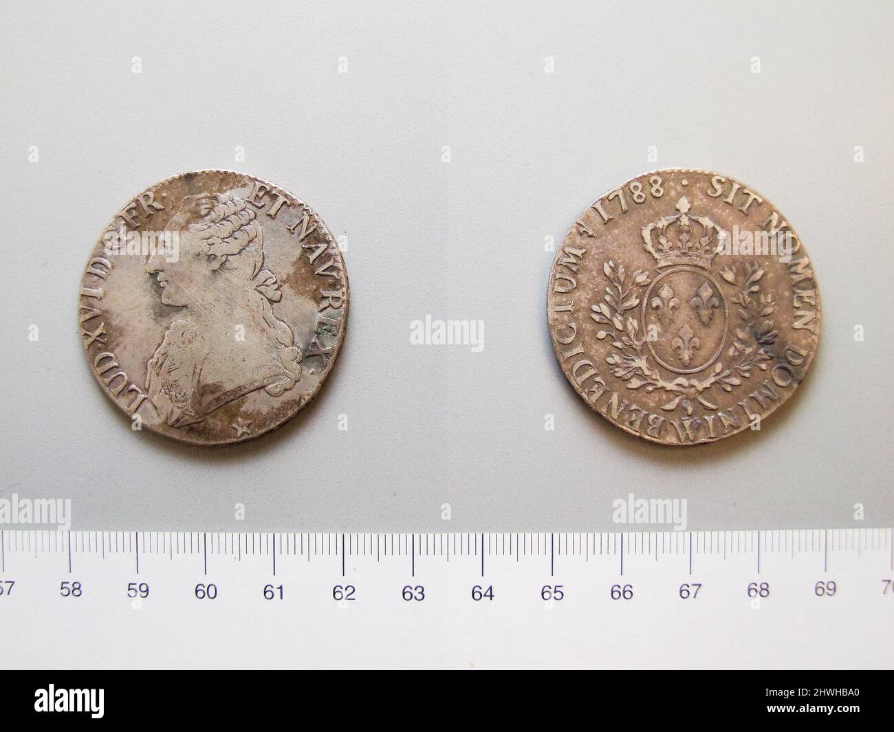 1 Écu of Louis XVI, King of France from Lille. Ruler: Louis XVI, King ...