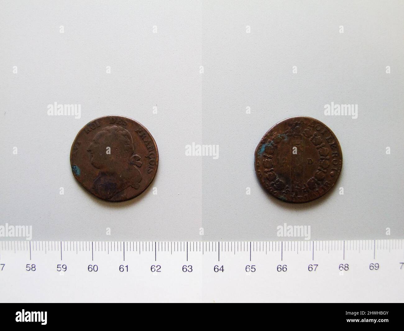 1 Sol of Louis XVI, King of France from Toulouse. Ruler Louis XVI