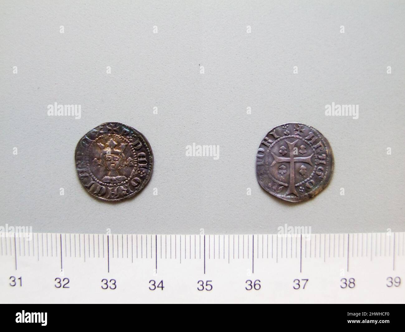 1/2 Real of Peter IV, King of Aragon from Majorca. Ruler Peter IV