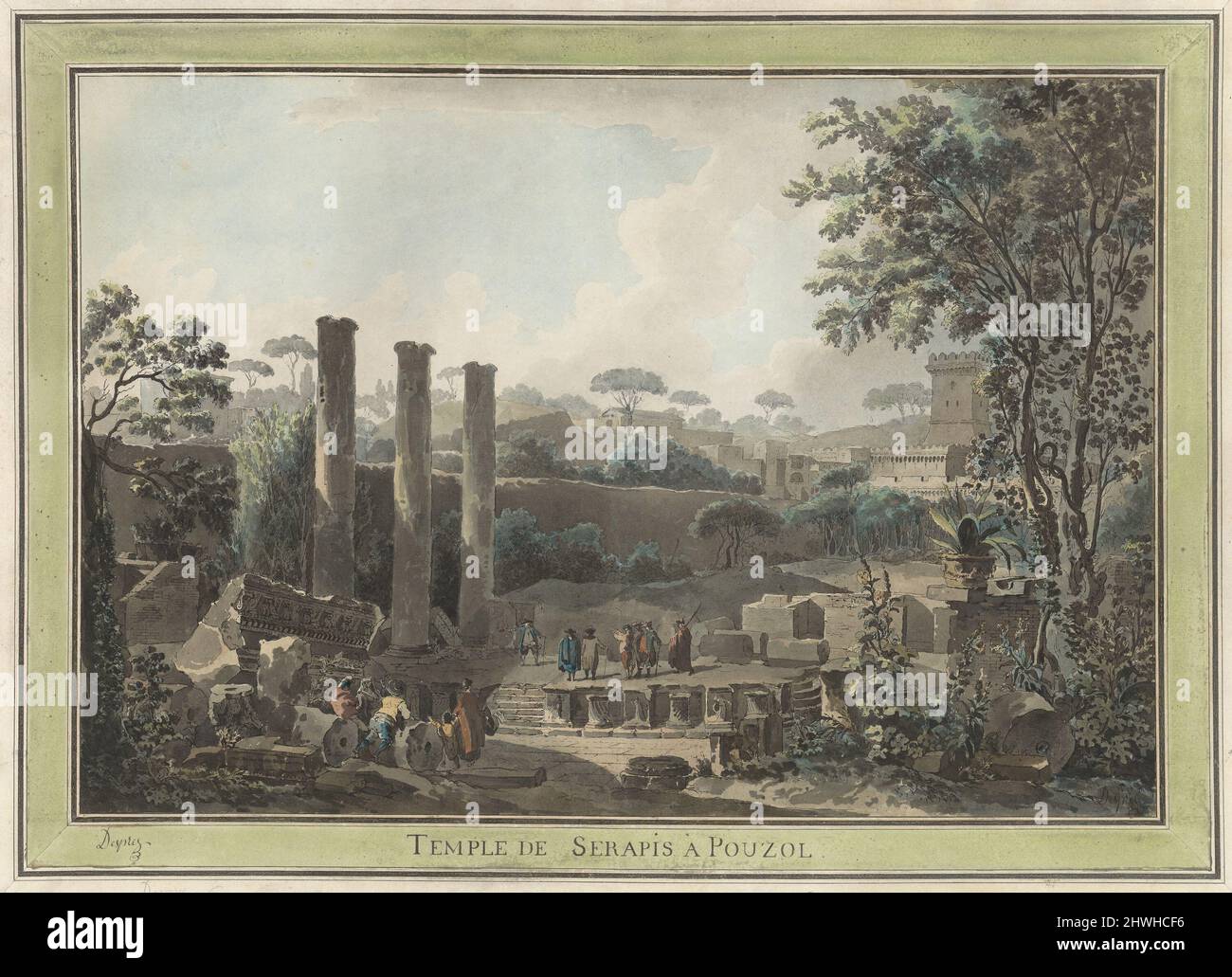 Le Temple de Sérapis à Pouzzoles (The Temple of Serapis in Pozzuoli