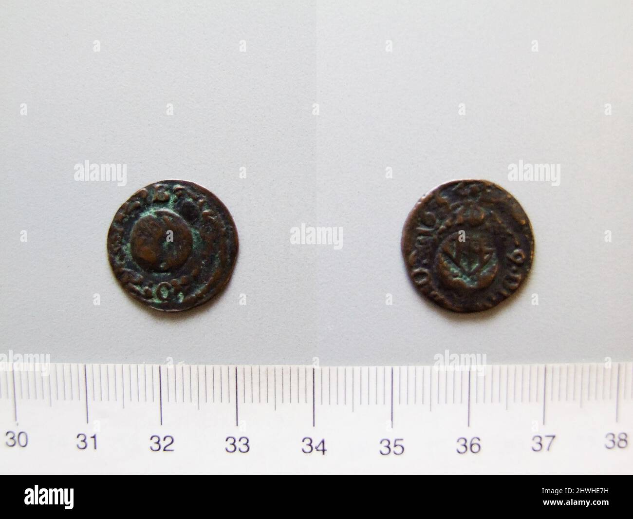 Ardite of Philip IV, King of Spain from Barcelona. Ruler: Philip IV ...