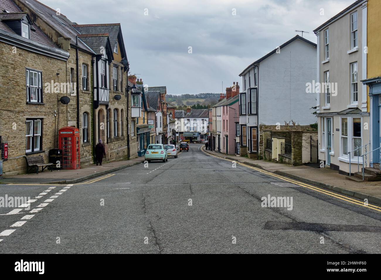 Church Street, Kington, Herefordshire Stock Photo Alamy