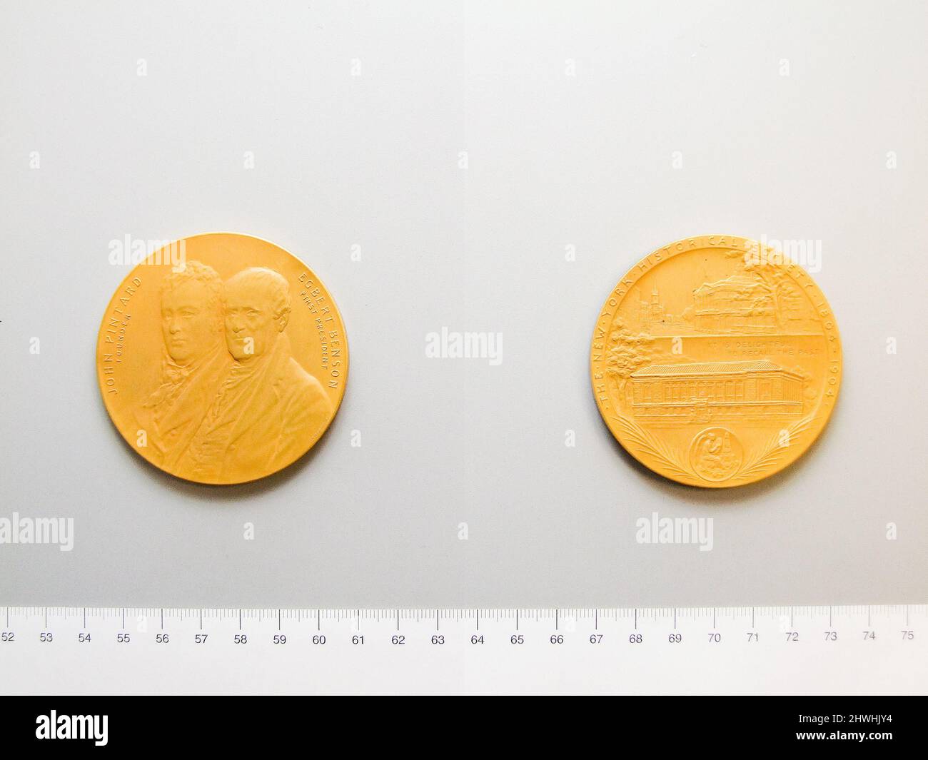 Medal The New York Historical Society 1804 to 1904. Subject John