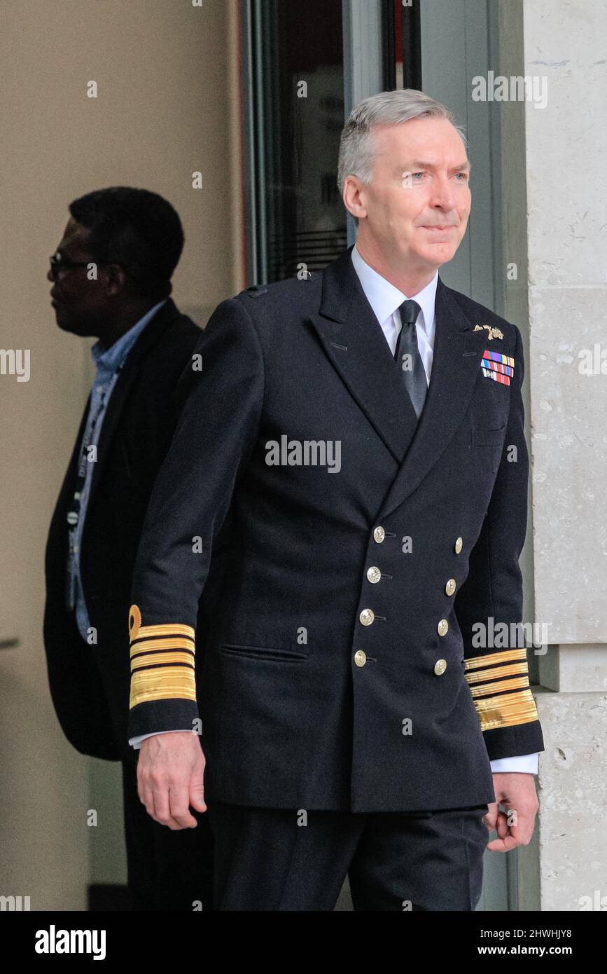 London, UK. 06th Mar, 2022. Admiral Sir Antony David Radakin, KCB, ADC