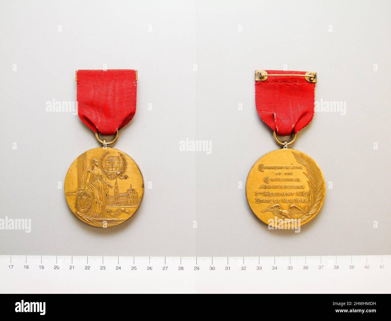 Medal Commemorating the Centennial Anniversary of the 7th Regiment N.G ...