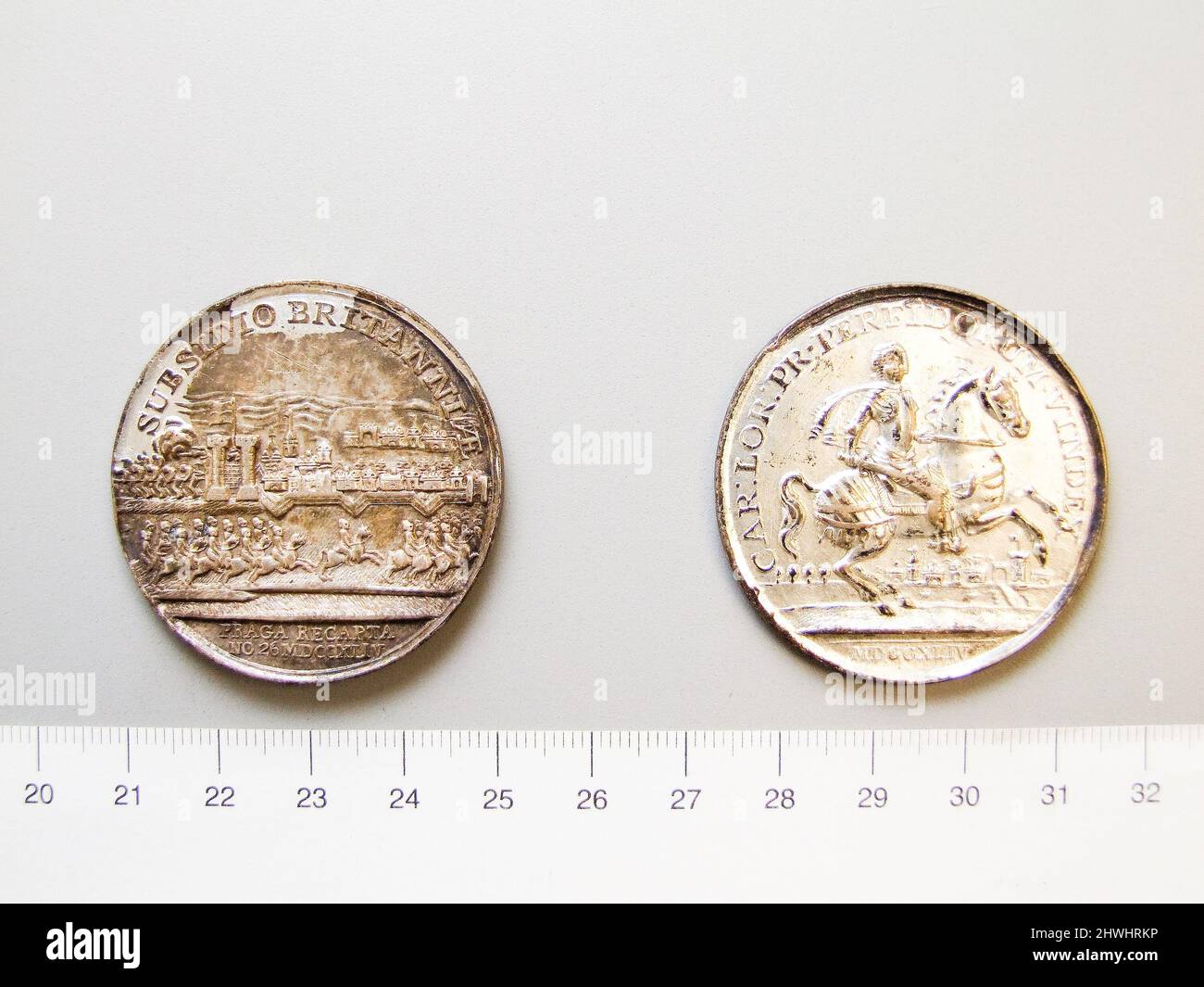 Medal of ‘Subsidio Britaniae’. Subject Frederick II, King of Prussia