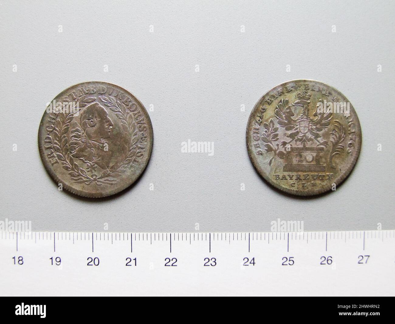 20 Kreuzer with Frederick the Great. Subject Frederick II, King of