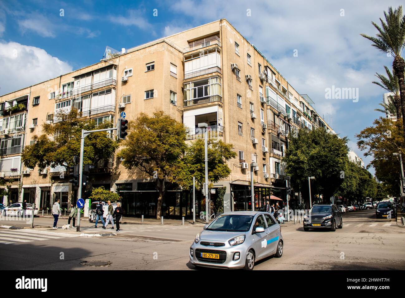 Tel Aviv, Israel March 05, 2022 Cityscape of the city center of the