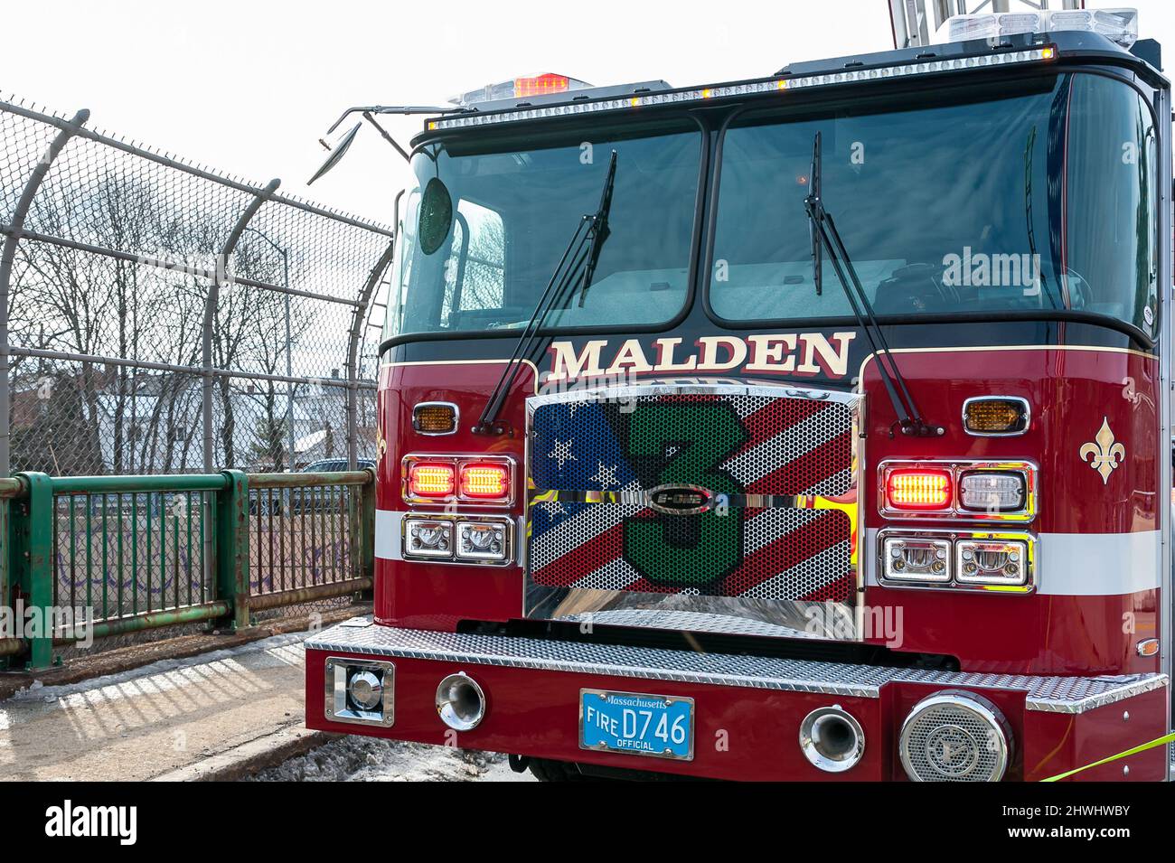 Malden firefighters hires stock photography and images Alamy