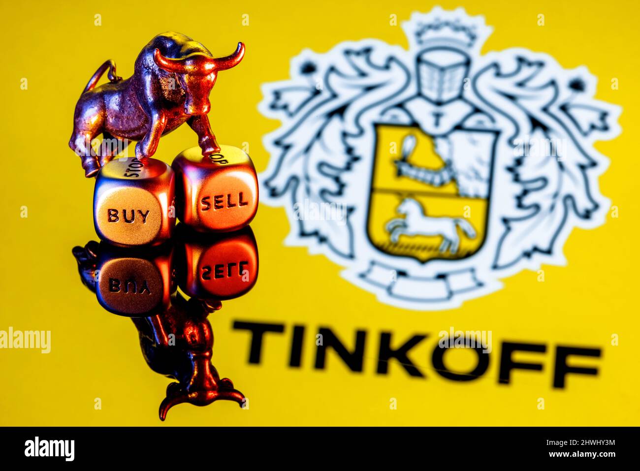 Tinkoff logo hi-res stock photography and images - Alamy