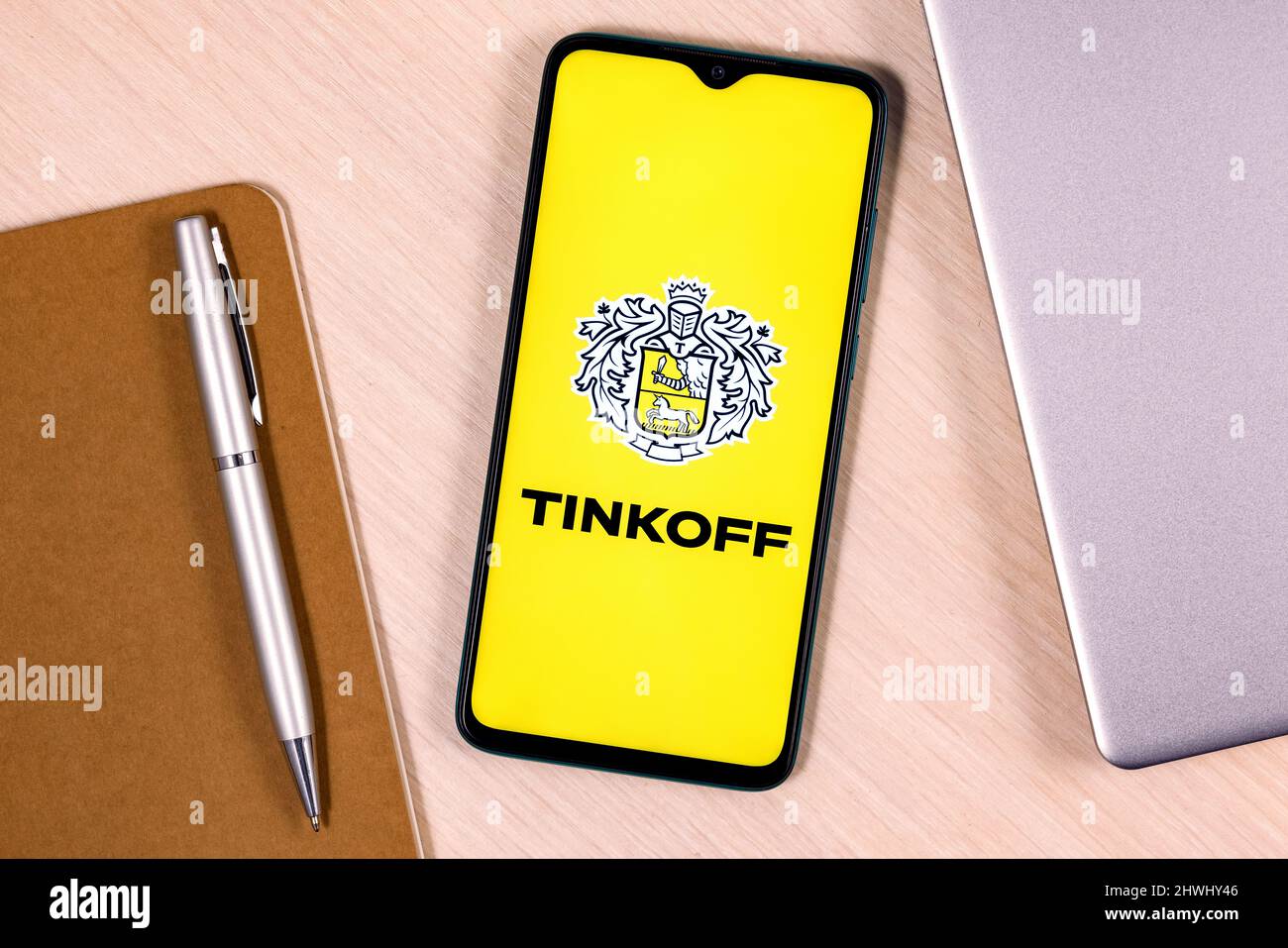 Tinkoff bank logo hi-res stock photography and images - Alamy