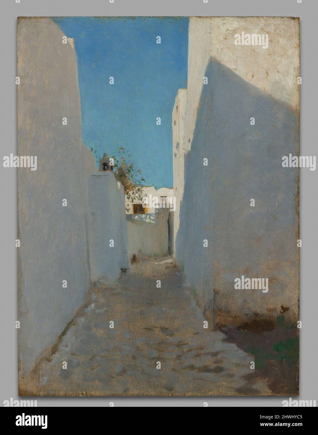 A Moroccan Street Scene.  Artist: John Singer Sargent, American, born Italy, 1856–1925, LL.D. 1916 Stock Photo