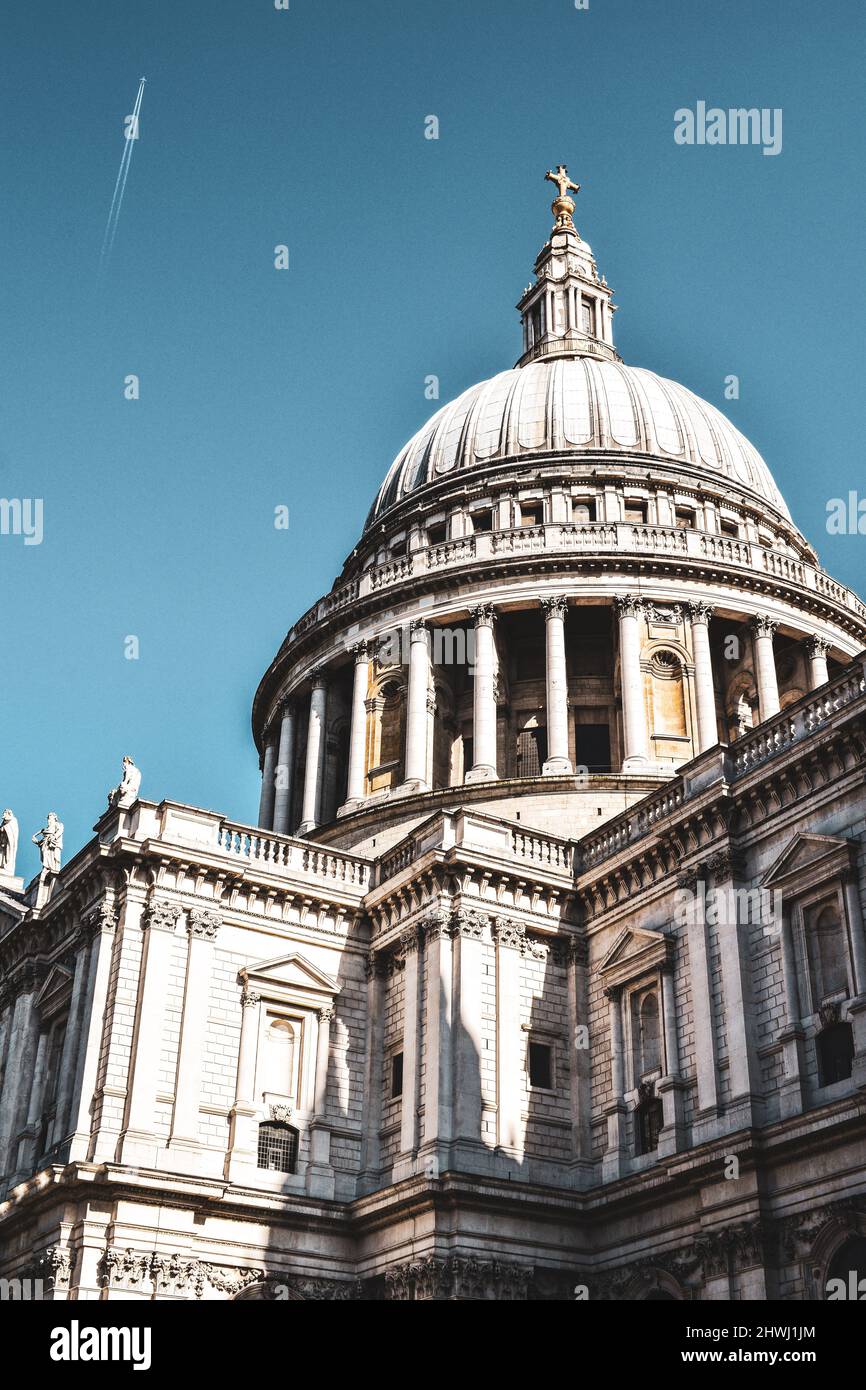 St. Pauls Cathedral in London historic building London Stock Photo