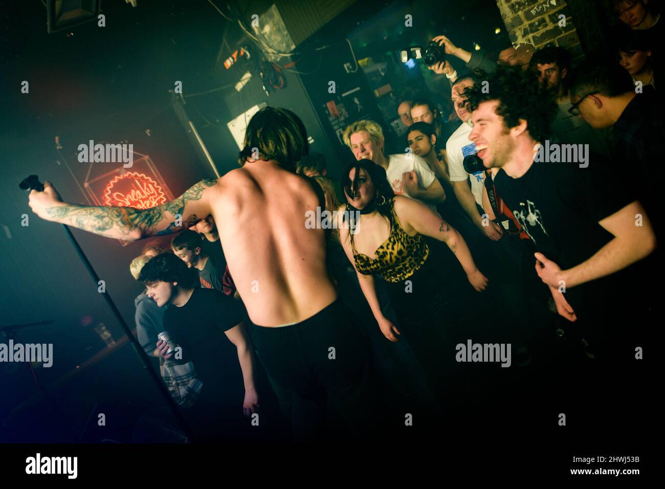 Edinburgh, Scotland. Sat 5 March 2022. Glasgow band YABBA make their