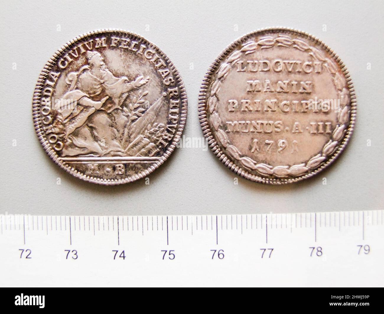 Osella of Ludovico Manin from Venice. Ruler Ludovico Manin, Italian