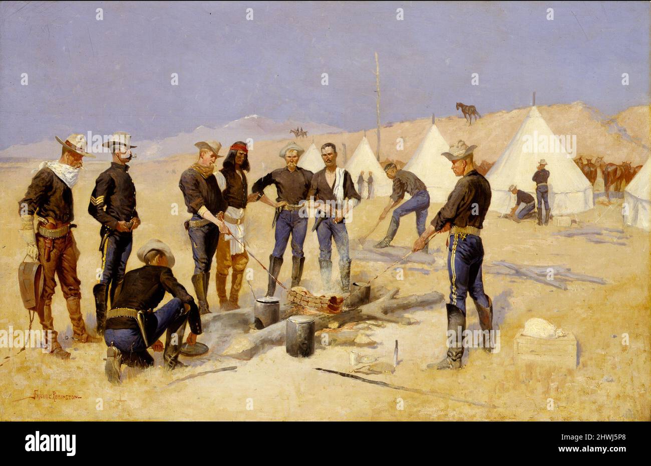 Frederic remington cavalry hi-res stock photography and images - Alamy