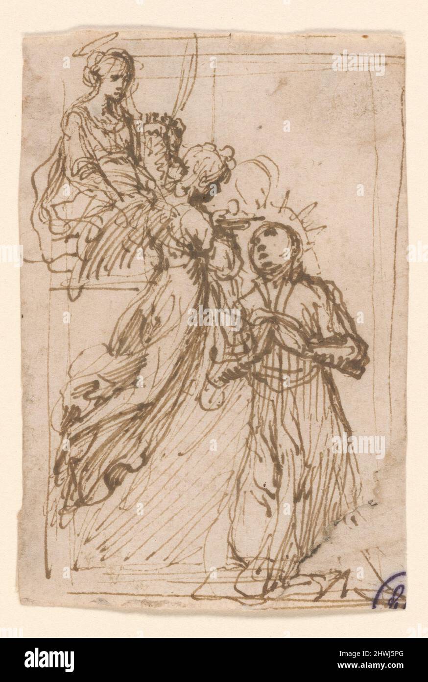 Blessed Stanislaus Kostka Receiving Communion from the Angels Assisted