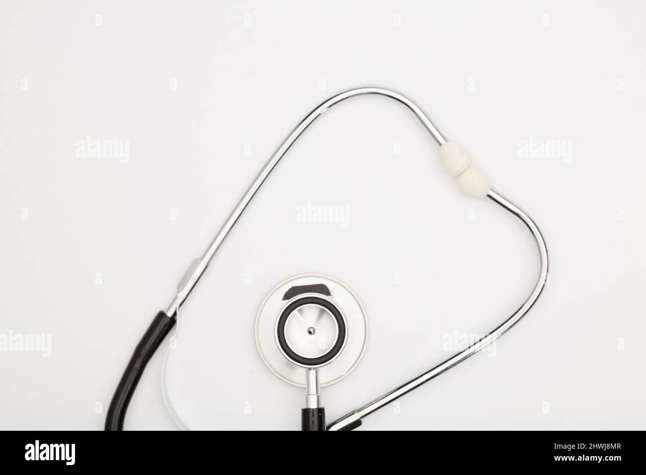 stethoscope isolated with white background Stock Photo - Alamy