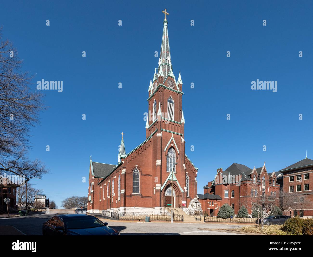 St. Agatha Polish Roman Catholic Church Stock Photo Alamy