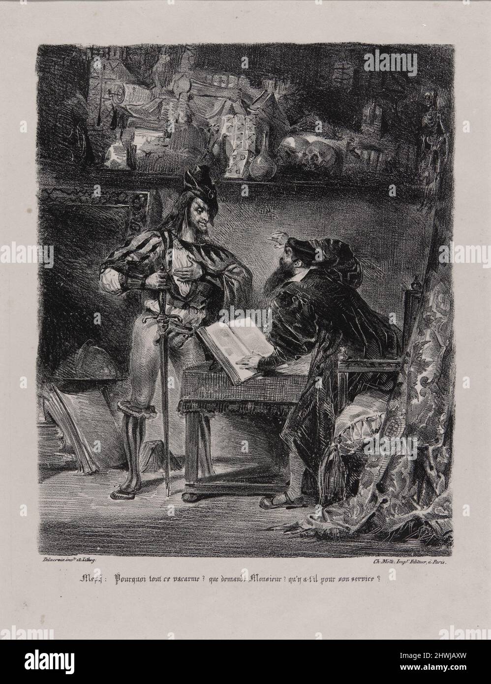 Mephistopheles apparaissant a faust hi-res stock photography and images ...