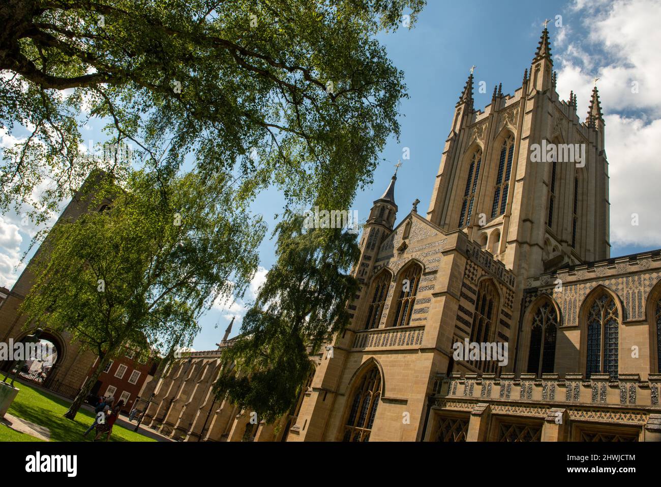 Bury St Edmunds Abbey Stock Photo Alamy