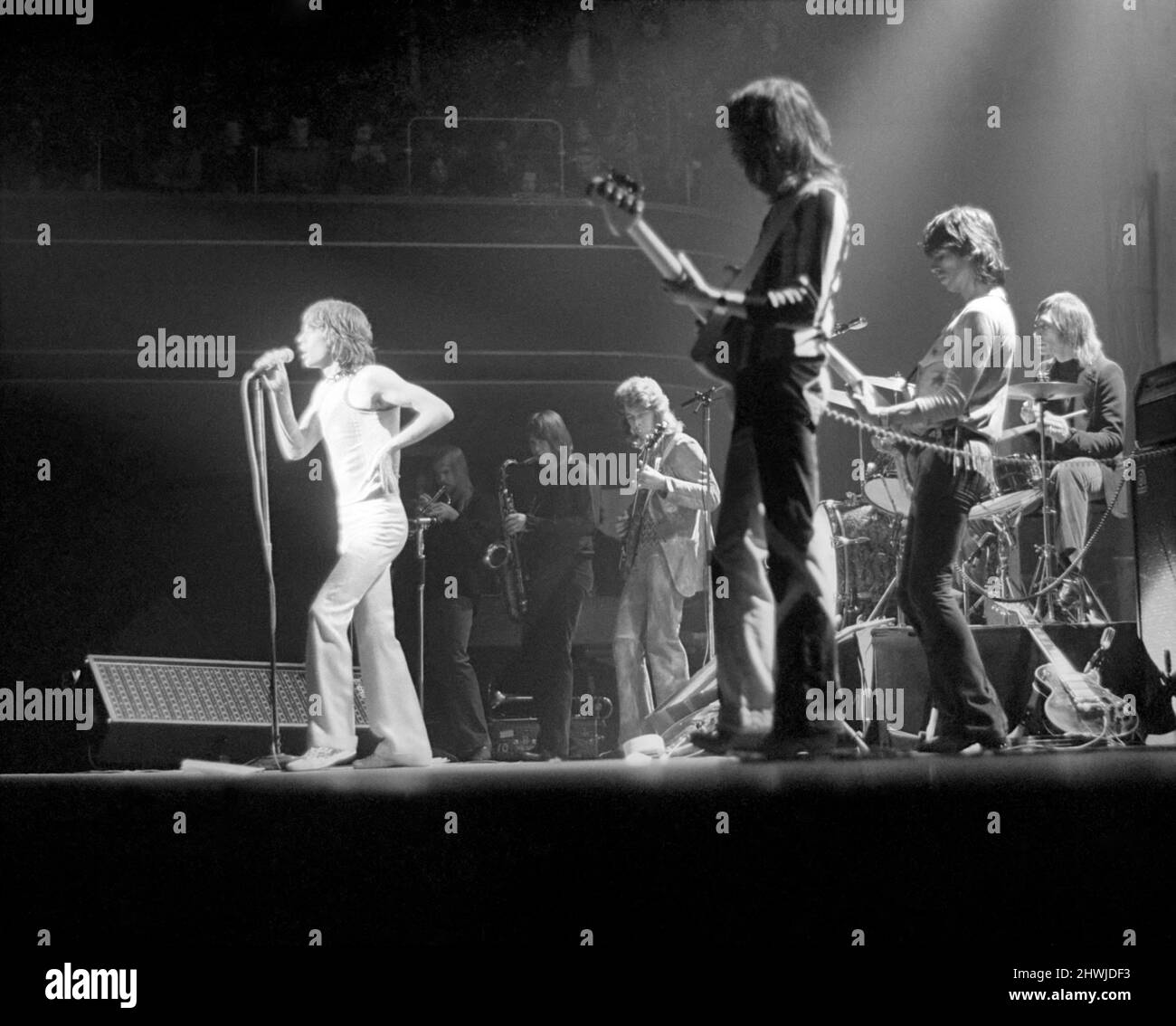Rolling Stones: During their concert at The Free Trade Hall in Manchester 5  March1971 Stock Photo - Alamy