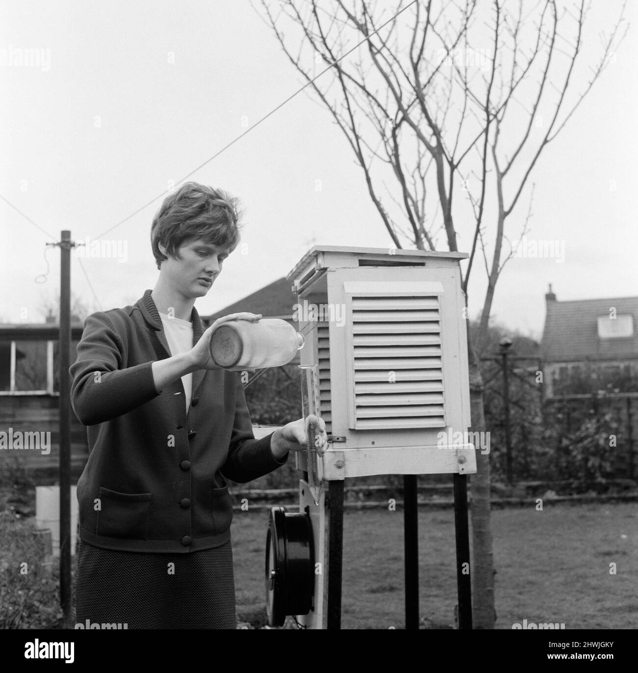 Weather story, Marton, Middlesbrough. 1971 Stock Photo Alamy