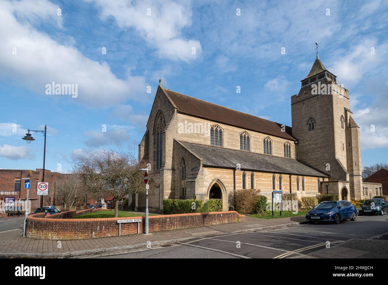 All Saints Church in Basingstoke town, Hampshire, England, UK Stock Photo