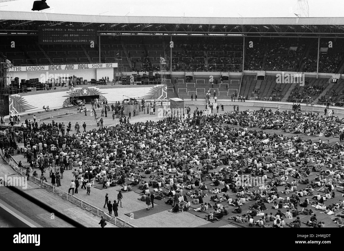 A general view of the audience at the London Rock and Roll Show at