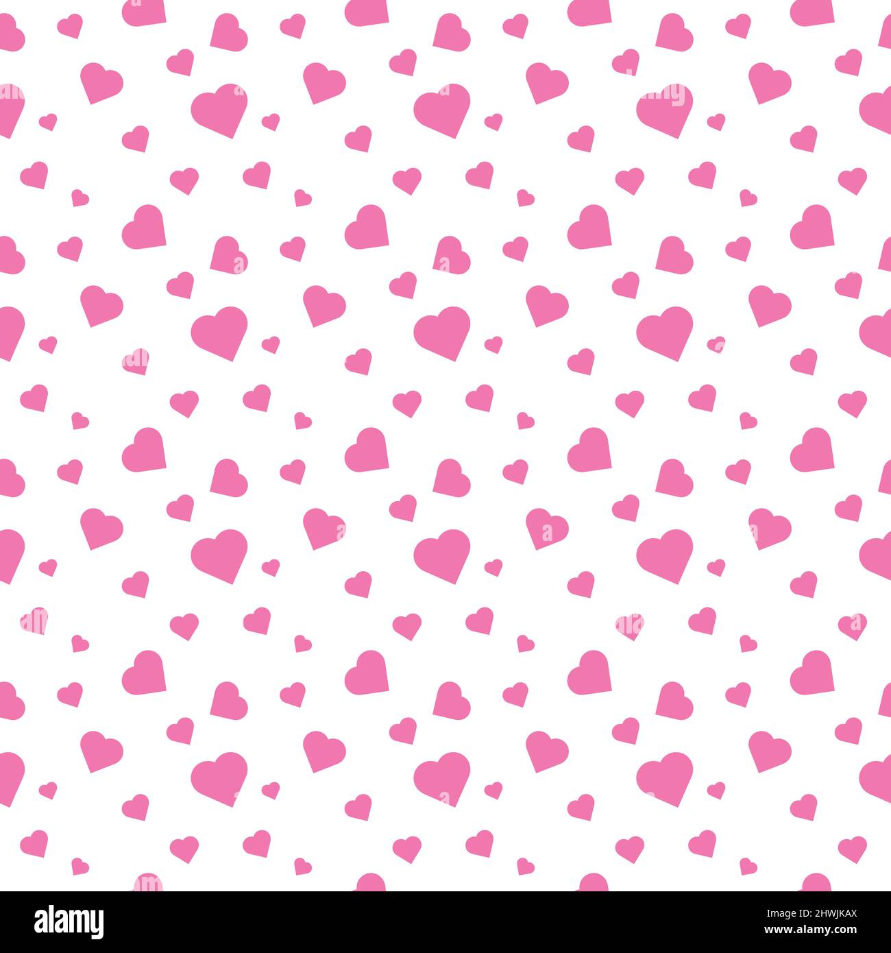 Heart shape vector seamless pattern doodle black and white abstract ...