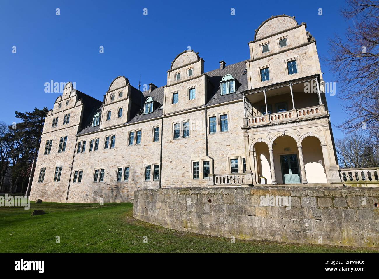 Stadthagen Castle in the style of the Weser Renaissance Stock Photo