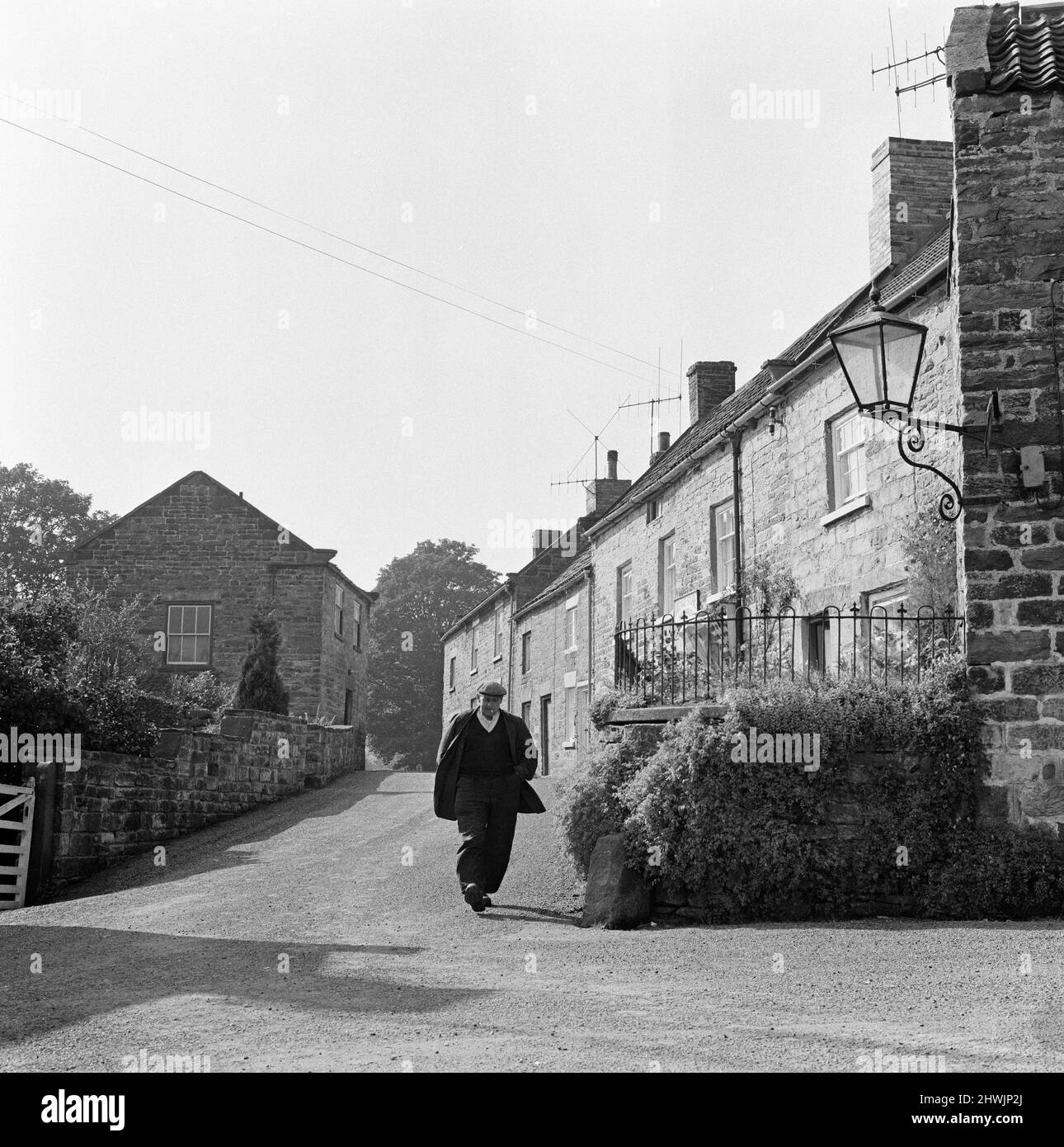 Village scenes in Hornby in Hambleton, North Yorkshire. 1971 Stock
