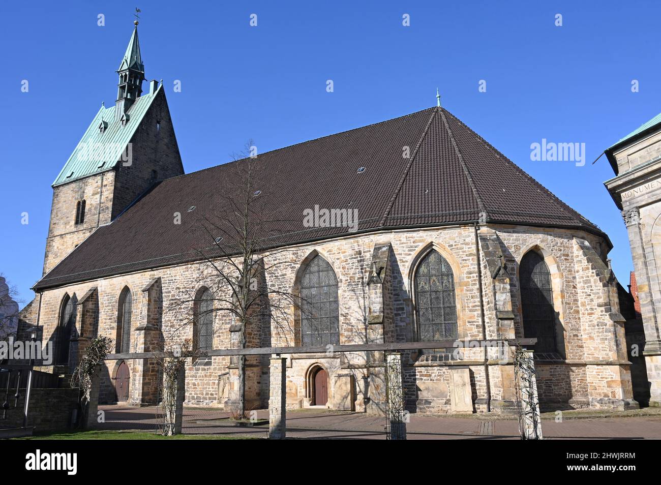 St. Martini Church in Stadthagen Stock Photo