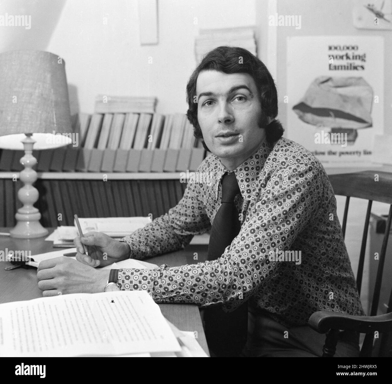 Frank Field, Labour Member of Parliament for Birkenhead, photographed