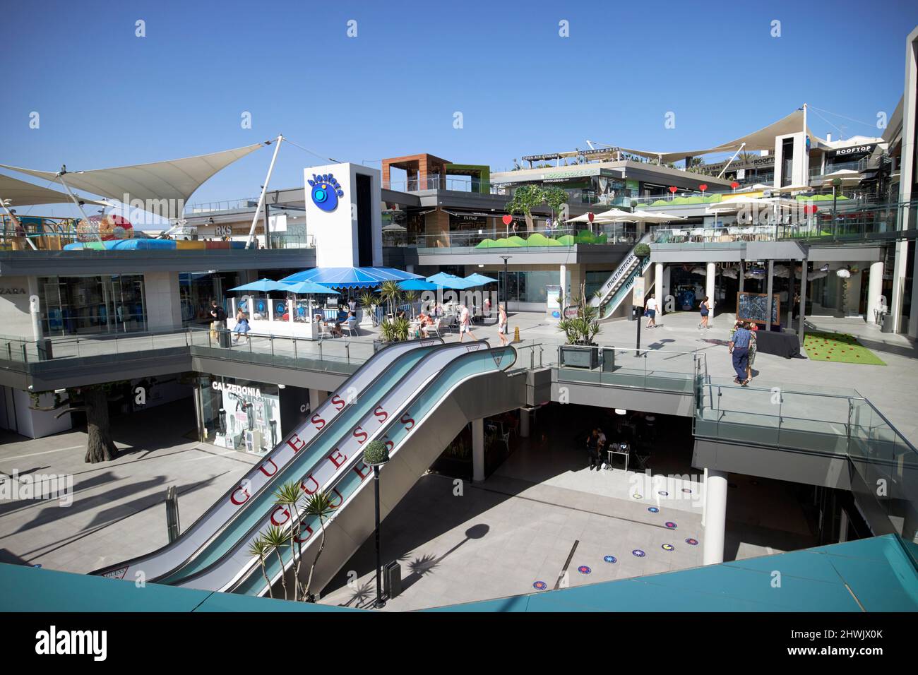 Biosfera plaza shopping centre puerto hi-res stock photography and images -  Alamy