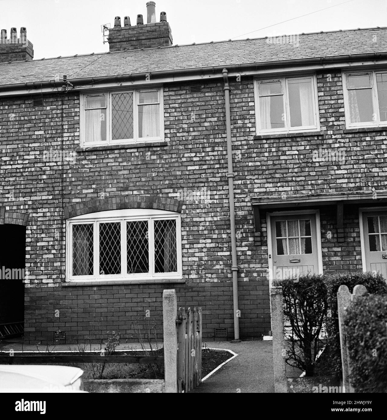 The home of Mrs Mary Fullaway in Aycliffe Avenue, ChorltoncumHardy