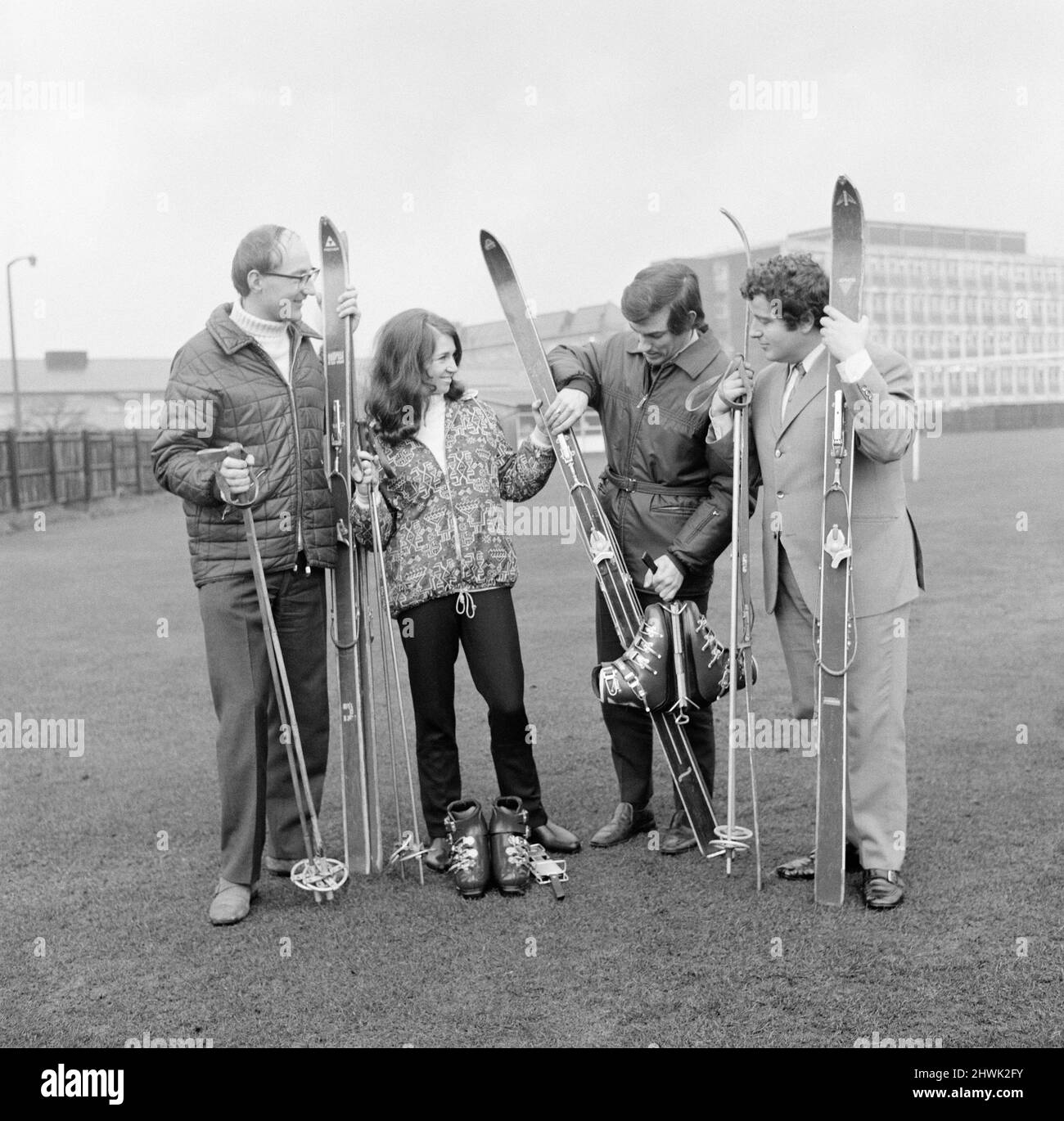 Billingham Ski Club. 1972 Stock Photo Alamy
