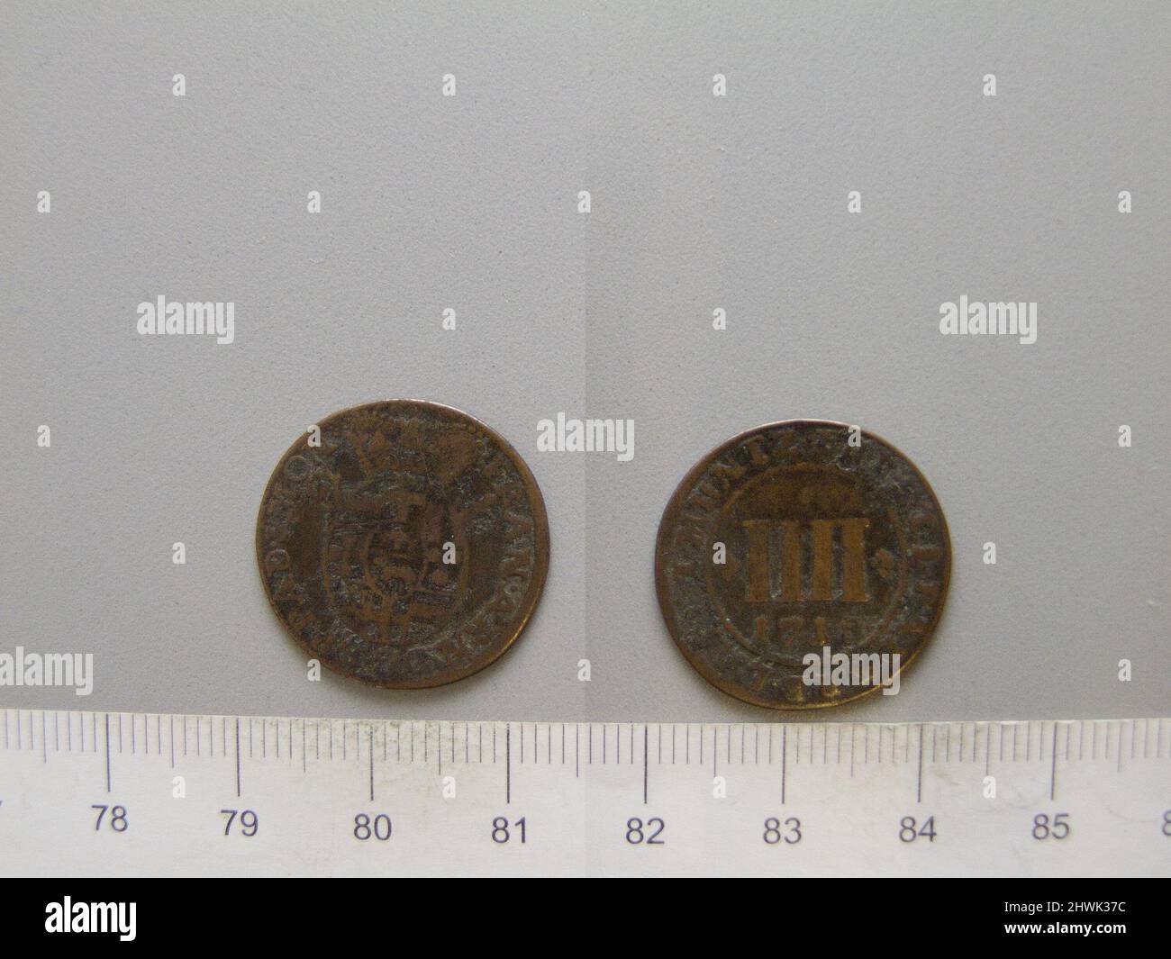 4 Pfennig of Franz Arnold von Wolff Metternich zur Gracht from Neuhaus