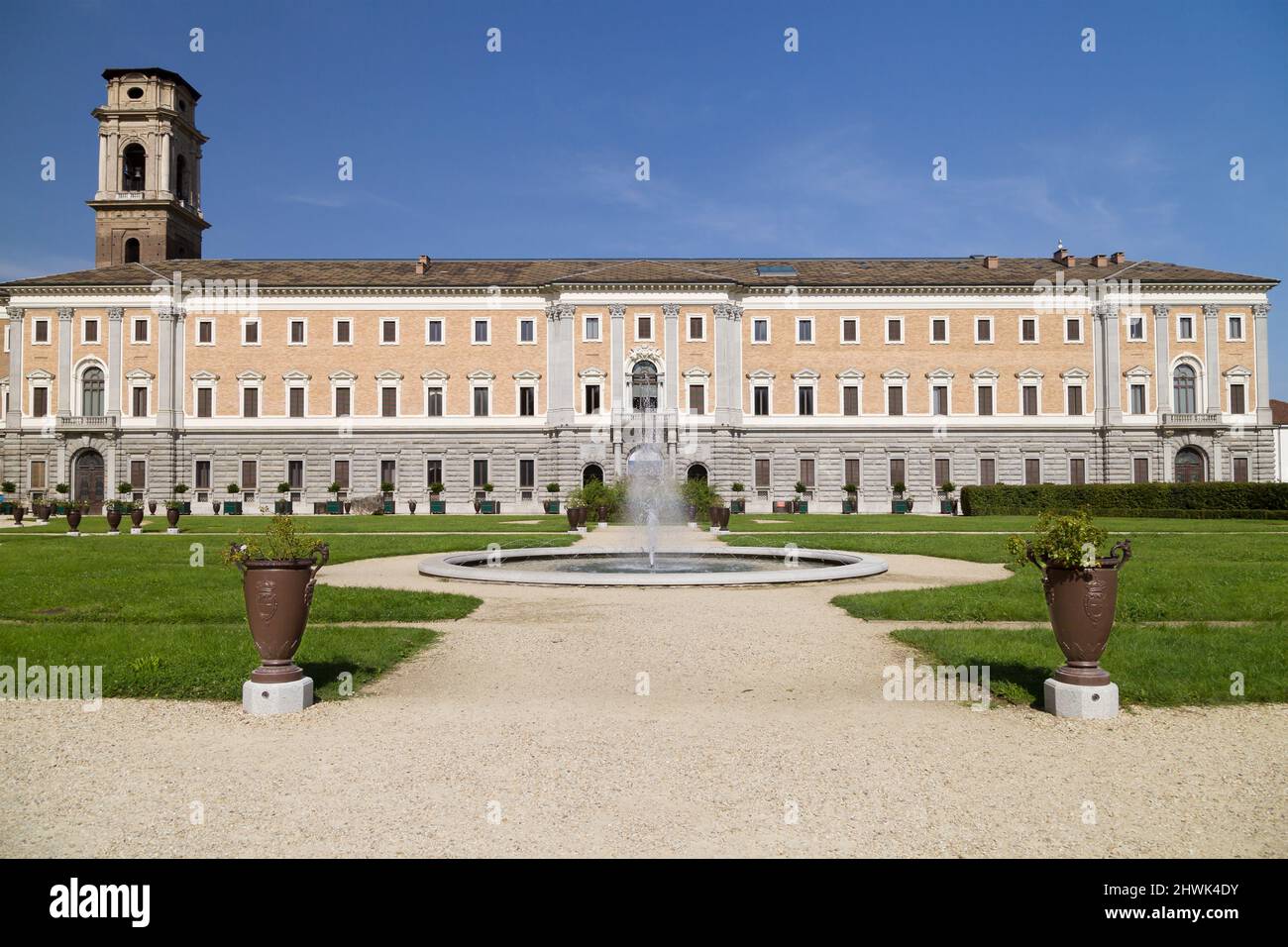 Royal Palace and Ducal Garden, Turin, Italy. Stock Photo