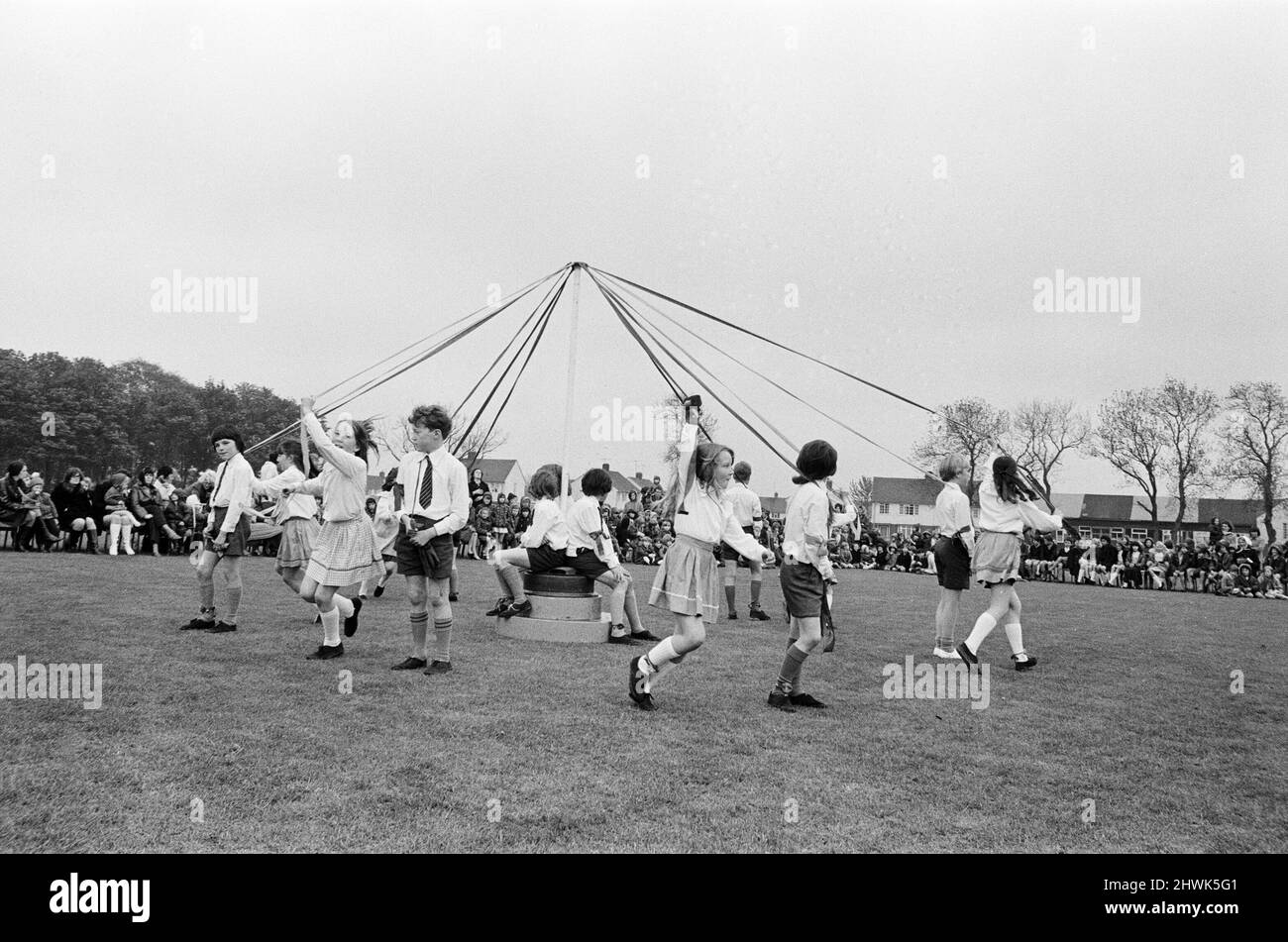Maypole Dancing, Roseworth Junior School, StocktononTees, England