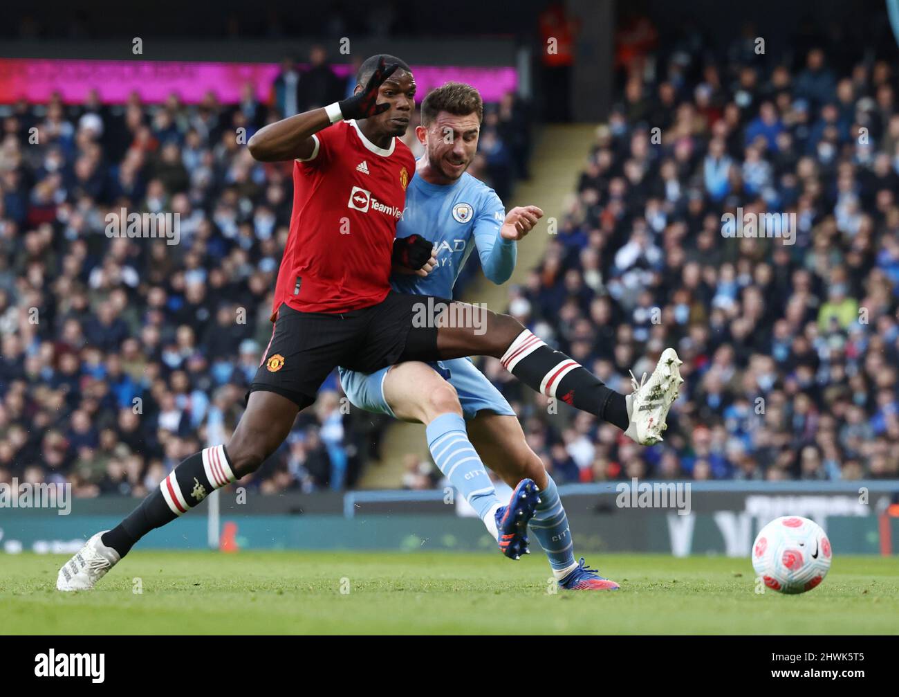 Manchester, England, 6th March 2022. Paul Pogba of Manchester United