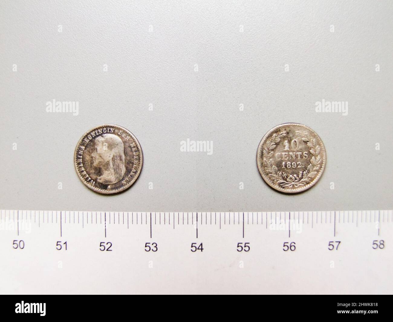 10 Cents of Queen Wilhelmina from Utrecht. Ruler: Wilhelmina, Queen of ...