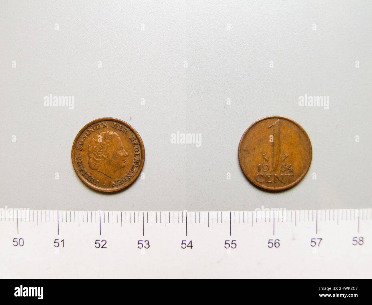 1 Cent of Juliana of the Netherlands from Utrecht. Ruler: Juliana of ...