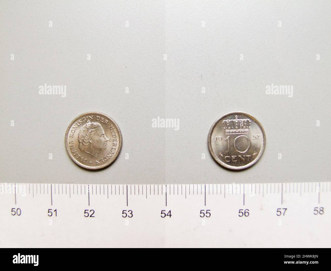 10 Cents of Juliana of the Netherlands from Utrecht. Ruler: Juliana of ...