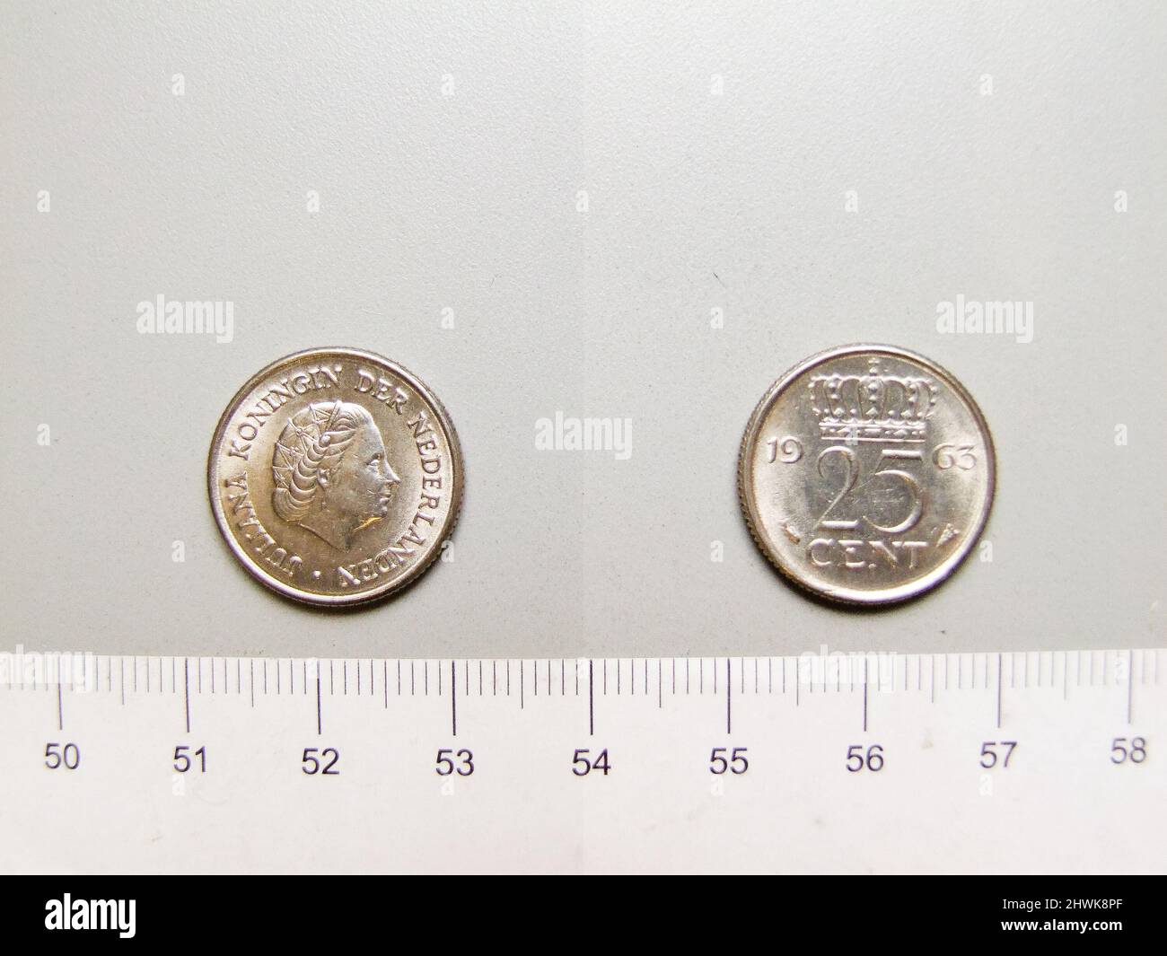 25 Cents of Juliana of the Netherlands from Utrecht. Ruler: Juliana of ...